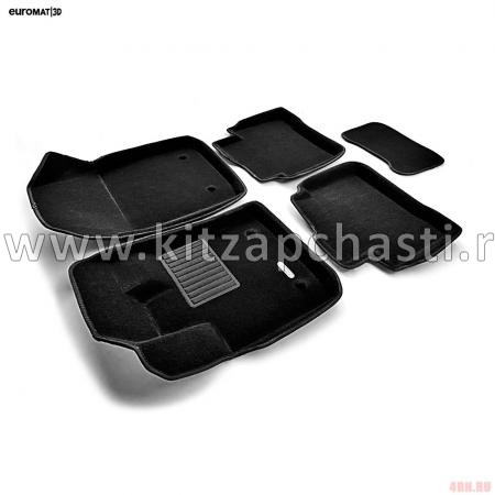 Коврики салона Euromat3D 3D Business текстильные (Euro-standart) Geely Tugella EMC3D-001408